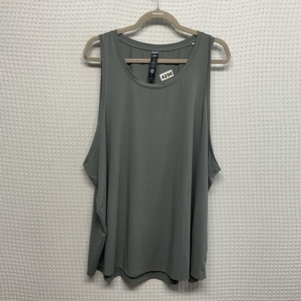 NWOT Mier Gray CrewNeck BreezeRun Tank Top Men 3XL Polyester/Spandex Machine Was